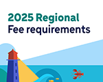 2025 Regional fee requirements section